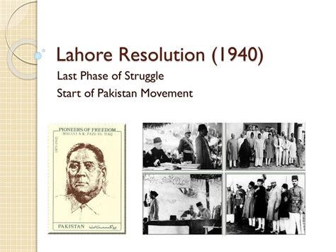 Lahore Resolution: En ödesdiger rörelse för en självständig nation och en kamp mot kolonialismens bojor